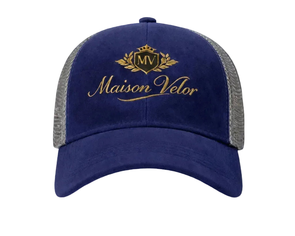 Maison Velor – Blue & Gray Cap